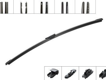Stikla tīrītāja slotiņa aizmugurējā Bosch ar adapteri - 400 mm