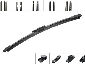Stikla tīrītāja slotiņa aizmugurējā Bosch ar adapteri - 240 mm