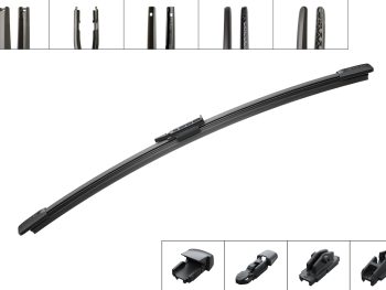 Stikla tīrītāja slotiņa aizmugurējā Bosch ar adapteri - 300 mm