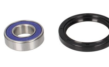 Riteņu gultņu komplekts priekšā (ar blīvslēgiem) KTM COMP, DUKE, EGS, EXC, LC4, LS, MXC, RXC, SUPERMOTO, SXC 125-640 1992-2002