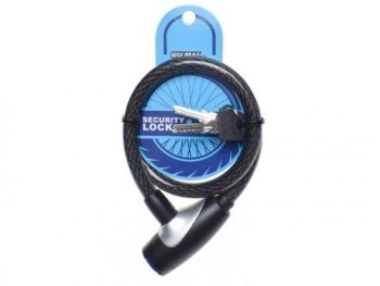 Velo slēdzene ar trosi 12x650mm