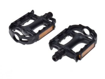 Plastmasas pedāļu komplekts WELLGO MTB velosipēdam,14mm ass