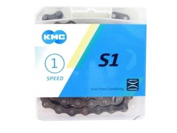 Ķēde 1 ātruma velosipēdam, 112 posmi, KMC 1/2" x 1/8"