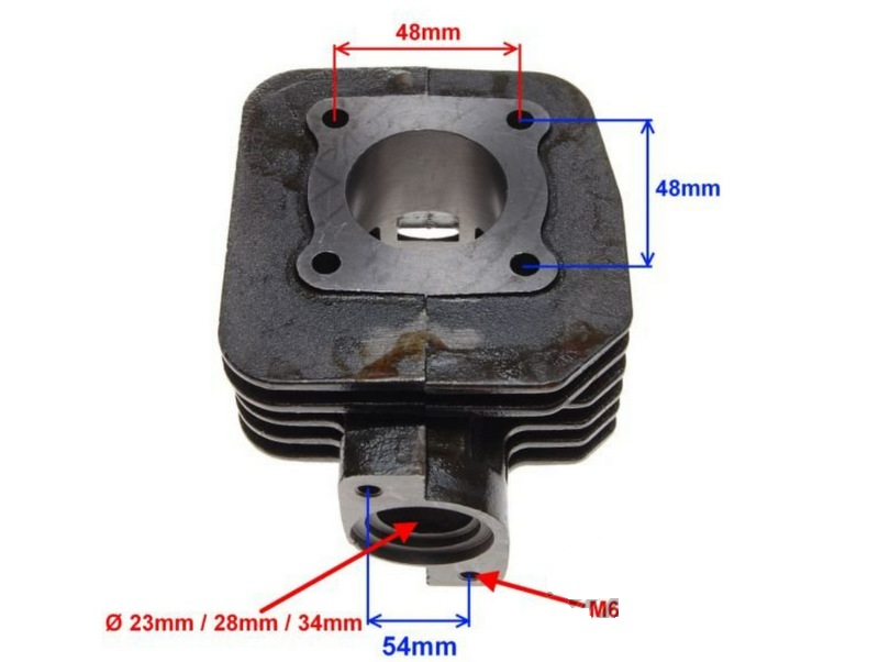 PILNS CILINDRA KOMPLEKTS, Peugeot Ludix AR GAISA DZESĒŠANU, 40mm PILNS CILINDRA KOMPLEKTS, Peugeot Ludix AR GAISA DZESĒŠANU, 40mm - Image 2
