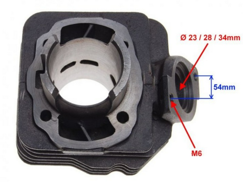PILNS CILINDRA KOMPLEKTS, HONDA DIO 2T 60cc, 43mm PILNS CILINDRA KOMPLEKTS, HONDA DIO 2T 60cc, 43mm - Image 3