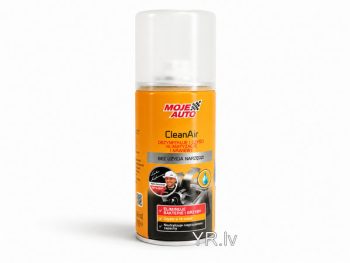 Līdzeklis gaisa kondicioniera sistēmas dezinfekcijai 150 ml (ātrā iedarbība) MOJE AUTO 19-092