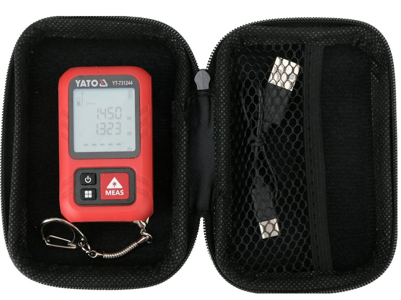 LĀZERA TĀLMĒRS KOMPAKTS AR ATSLĒGU PIEKARIŅU, YATO YT-731244 LĀZERA TĀLMĒRS KOMPAKTS AR ATSLĒGU PIEKARIŅU, YATO YT-731244 - Image 3