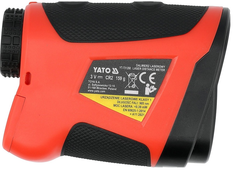 LĀZERA TĀLMĒRS, ĀTRUMA RADARS, TELESKOPA 1000 METRU, YATO YT-731290 LĀZERA TĀLMĒRS, ĀTRUMA RADARS, TELESKOPA 1000 METRU, YATO YT-731290 - Image 2