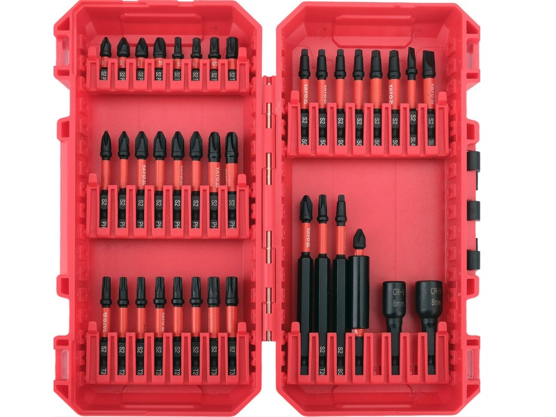 TRIECIENIZTURĪGU SKRŪVGRIEŽU UZGAĻU BITU 39 DAĻU KOMPLEKTS 1/4'' (6.3mm) YATO YT-78076 TRIECIENIZTURĪGU SKRŪVGRIEŽU UZGAĻU BITU 39 DAĻU KOMPLEKTS 1/4'' (6.3mm) YATO YT-78076 - Image 2