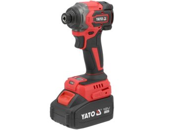 AKUMULATORA TRIECIENSKRŪVGRIEZIS 18V 230 Nm AR AKUMULATORU 4Ah UN LĀDĒTĀJU YATO YT-82798