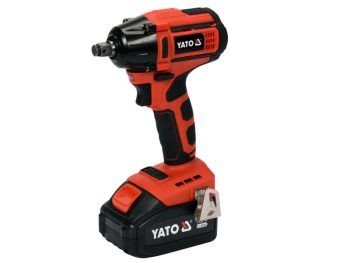 AKUMULATORA TRIECIENSKRŪVGRIEZIS TRIECIENATSLĒGA 250Nm 1/2'' AR 3.0Ah AKUMULATORU UN ĀTRO LĀDĒTĀJU YATO YT-82802