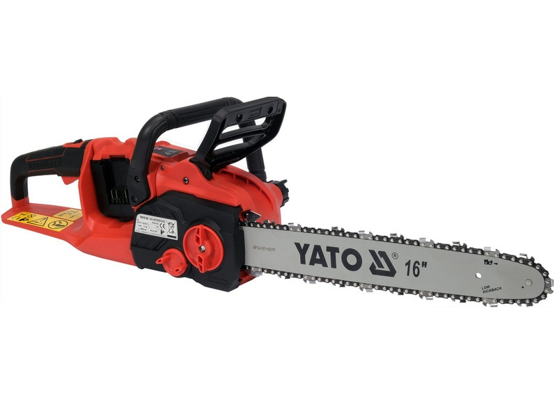 AKUMULATORA ĶĒDES MOTORZĀĢIS, ZĀĢIS BEZOGLĪŠU 36V-2x18v 16''(400mm sliede) BEZ AKUMULATORA UN LĀDĒTĀJA YATO YT-828132 AKUMULATORA ĶĒDES MOTORZĀĢIS, ZĀĢIS BEZOGLĪŠU 36V-2x18v 16''(400mm sliede) BEZ AKUMULATORA UN LĀDĒTĀJA YATO YT-828132 - Image 2