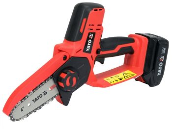 MAZAIS ĶĒDES ROKAS ZĀĢIS (10CM SLIEDE) 18V 2Ah AR AKUMULATORU UN LĀDĒTĀJU YATO YT-828135