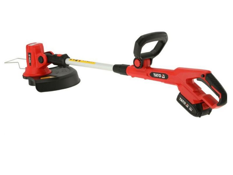 ZĀLES TRIMMERIS AR AKUMULATORU 18V 2,0Ah UN LĀDĒTĀJU YATO YT-85017 ZĀLES TRIMMERIS AR AKUMULATORU 18V 2,0Ah UN LĀDĒTĀJU YATO YT-85017 - Image 4