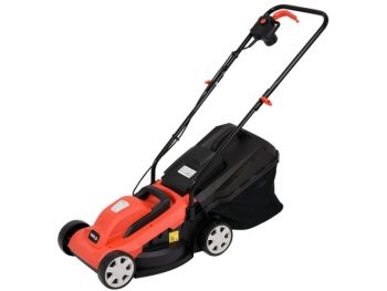 YATO ELEKTRISKAIS ZĀLES PĻĀVĒJS 1300W ar 330mm PĻAUŠANAS PLATUMU, 30 LITRU GROZS, YATO YT-85200