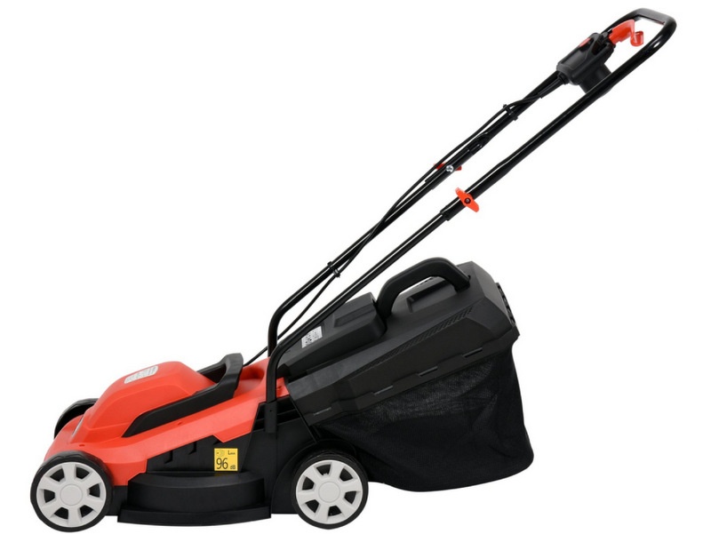 YATO ELEKTRISKAIS ZĀLES PĻĀVĒJS 1300W ar 330mm PĻAUŠANAS PLATUMU, 30 LITRU GROZS, YATO YT-85200 YATO ELEKTRISKAIS ZĀLES PĻĀVĒJS 1300W ar 330mm PĻAUŠANAS PLATUMU, 30 LITRU GROZS, YATO YT-85200 - Image 2