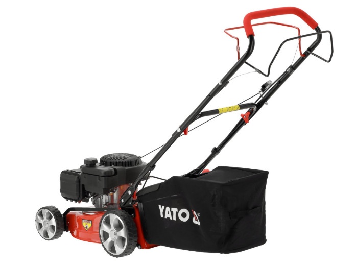 YATO 4T BENZĪNA PAŠGĀJĒJA ZĀLES PĻĀVĒJS 2.1KW, 41CM PĻAUŠANAS PLATUMS, YT-85521 YATO 4T BENZĪNA PAŠGĀJĒJA ZĀLES PĻĀVĒJS 2.1KW, 41CM PĻAUŠANAS PLATUMS, YT-85521 - Image 4