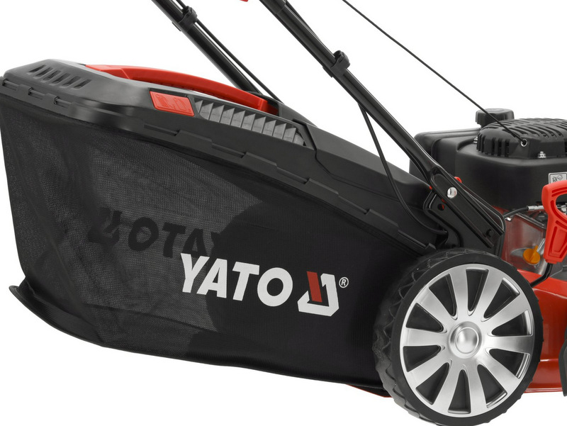 YATO BENZĪNA 4T PAŠGĀJĒJA ZĀLES PĻAVĒJS 2.3KW, 46CM PĻAUŠANAS PLATUMS, YT-85525 YATO BENZĪNA 4T PAŠGĀJĒJA ZĀLES PĻAVĒJS 2.3KW, 46CM PĻAUŠANAS PLATUMS, YT-85525 - Image 10