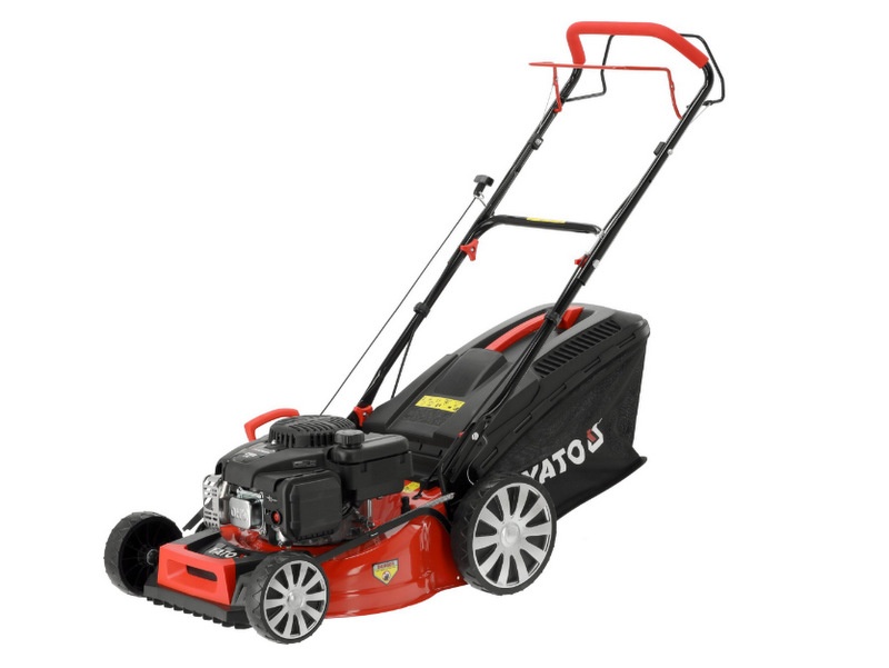 YATO BENZĪNA 4T PAŠGĀJĒJA ZĀLES PĻAVĒJS 2.3KW, 46CM PĻAUŠANAS PLATUMS, YT-85525 YATO BENZĪNA 4T PAŠGĀJĒJA ZĀLES PĻAVĒJS 2.3KW, 46CM PĻAUŠANAS PLATUMS, YT-85525 - Image 2