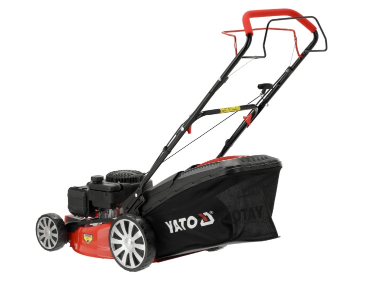 YATO BENZĪNA 4T PAŠGĀJĒJA ZĀLES PĻAVĒJS 2.3KW, 46CM PĻAUŠANAS PLATUMS, YT-85525 YATO BENZĪNA 4T PAŠGĀJĒJA ZĀLES PĻAVĒJS 2.3KW, 46CM PĻAUŠANAS PLATUMS, YT-85525 - Image 4