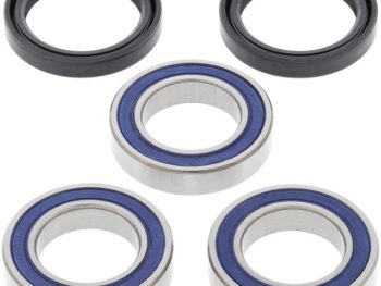 Riteņu gultņu komplekts Aizmugurē/priekšā (ar blīvslēgiem) APRILIA RXV, SXV; BMW G; HUSQVARNA TC; KAWASAKI KLX, KX, KXF; KTM FREERIDE, SX, SXS; SUZUKI RM-Z; YAMAHA YZ 85-550 2003-2020