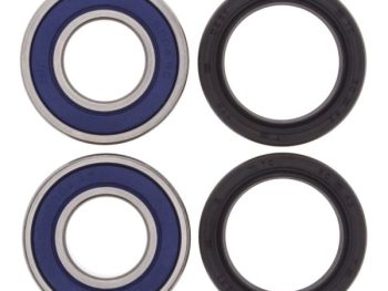 Riteņu gultņu komplekts priekšā (ar hermētiķi) KAWASAKI EN, ER-6N, EX, KLE, VN, Z, ZG, ZX, ZX-10R, ZX-6R, ZX-9R, ZXR, ZZR; TRIUMPH DAYTONA, SPEED TRIPLE, STREET TRIPLE 400-1500 1984-2019