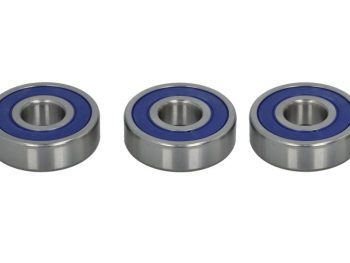 Riteņu gultņu komplekts Aizmugurē/priekšā HONDA CX, GL, VF, VT; KAWASAKI KZ, VN, ZL; SUZUKI GS, GSX-R, GV, VL, VS, VX, VZ 550-1400 1981-2010