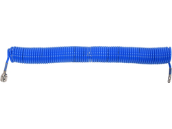 Spirālveida PU šļūtene ar ātrās atvienošanās savienojumu 5,5x8x15m YATO YT-24203
