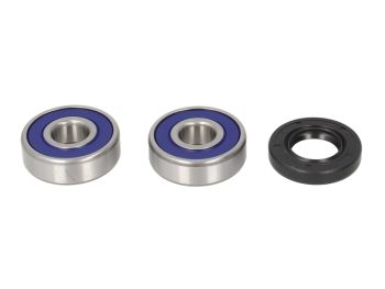 Riteņu gultņu komplekts priekšā (Ar blīvi) HYOSUNG GT, GV; KAWASAKI KZ; SUZUKI GSX, GZ, TU, VL; YAMAHA TDR 125/250/650 1981-2012