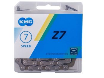 Velosipēda ķēde KMC 7 ātrumi, 114 posmi, 1/2 x 3/32