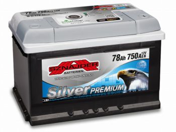 Akumulators 77Ah 750A 12V (Labais+) ZEMAIS SZNAJDER SILVER PREMIUM