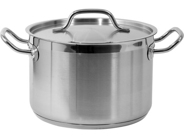 Vidēja izmēra katliņš ar vāku SS 24x16cm 7.2L YATO YG-00023