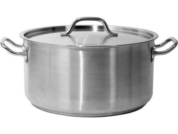 Zems katliņš ar vāku SS 36x18cm 18.3L YATO YG-00044