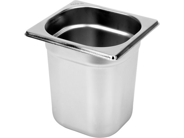 Nerūsējošā tērauda gastronorm trauks GN 1/6 200 YATO YG-00293