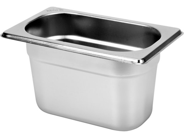 Nerūsējošā tērauda gastronorm trauks GN 1/9 10 YATO YG-00296
