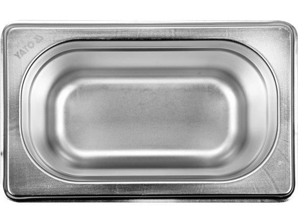 Nerūsējošā tērauda gastronorm trauks GN 1/9 10 YATO YG-00296 - Image 2