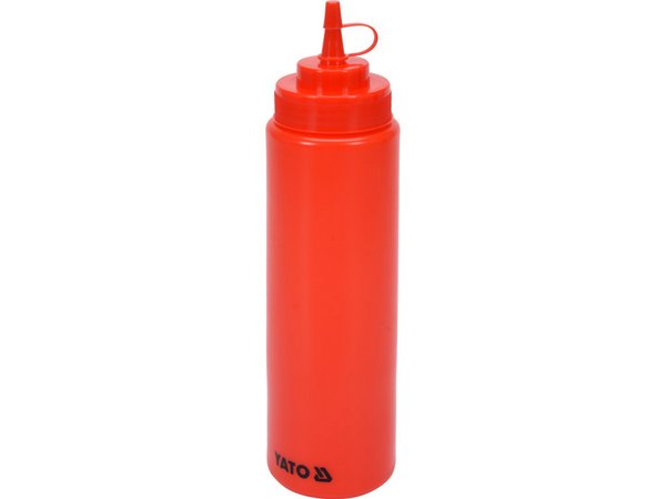Mērču un sīrupu dozators 700 ml sarkans ar vāciņu YATO YG-00553