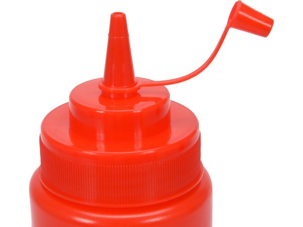 Mērču un sīrupu dozators 700 ml sarkans ar vāciņu YATO YG-00553 - Image 2