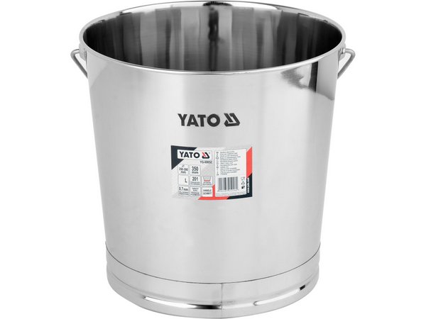 Nerūsējošā tērauda spainis 30L YATO YG-00652