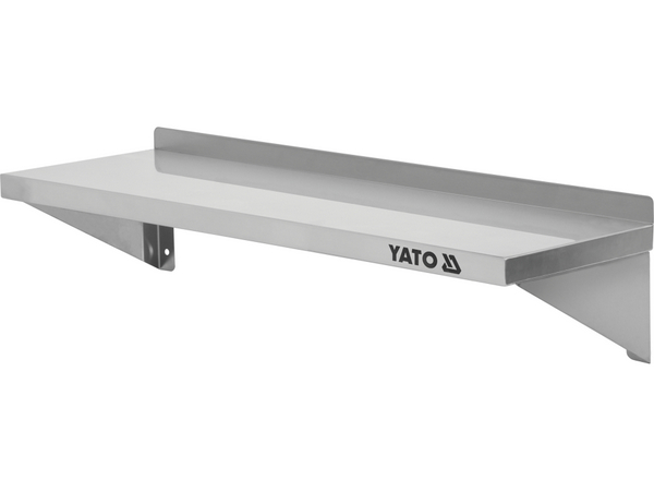 Atvērts nerūsējošā tērauda sienas plaukts 1500x300x180mm YATO YG-09042