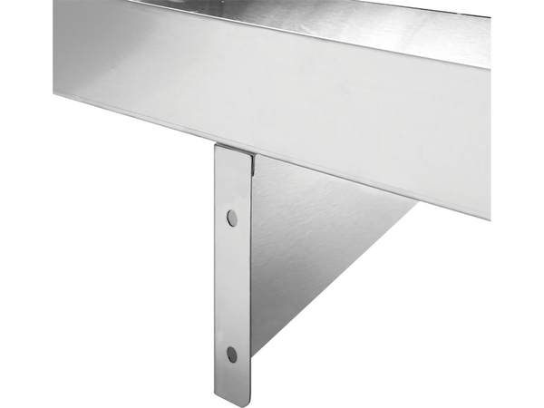 Atvērts nerūsējošā tērauda sienas plaukts, 1800x300x180 mm YATO YG-09044 - Image 4