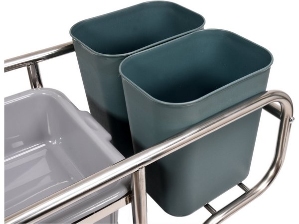Servēšanas ratiņi ar 3 plauktiem un 5 konteineriem YATO YG-09101 - Image 6