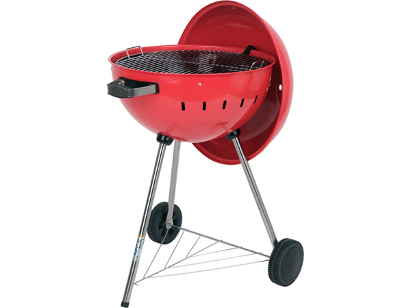 Apaļš ogļu grils 54 cm - sarkans YATO YG-20304 - Image 5