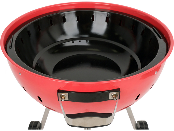 Apaļš ogļu grils 54 cm - sarkans YATO YG-20304 - Image 11
