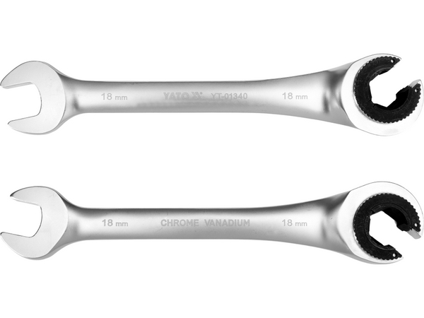 18 mm uzgriežņu atslēga ar sprūdrata uzgriežņu atslēgu YATO YT-01340