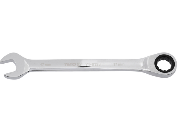 Kombinētā uzgriežņu atslēga ar sprūdrata atslēgu 24 mm YATO YT-0202 - Image 3