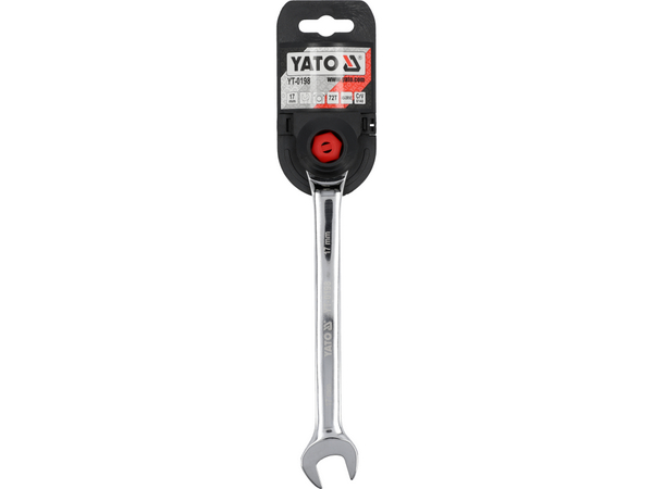 Kombinētā uzgriežņu atslēga ar sprūdrata atslēgu 24 mm YATO YT-0202 - Image 4