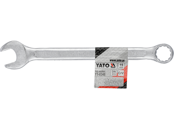 Kombinētā uzgriežņu atslēga 19 mm "SATIN" YATO YT-0348 - Image 3
