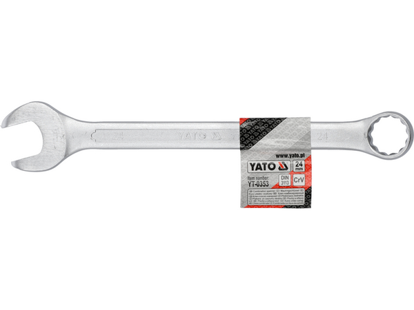 Kombinētā uzgriežņu atslēga 24 mm "SATIN" YATO YT-0353 - Image 3