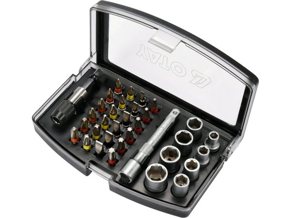 Uzgaļu un uzgaļu galviņu komplekts, 34 gab. YATO YT-04623 - Image 2
